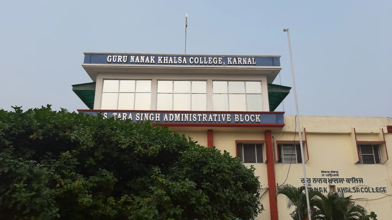 Guru Nanak Khalsa College campus with modern buildings and green spaces